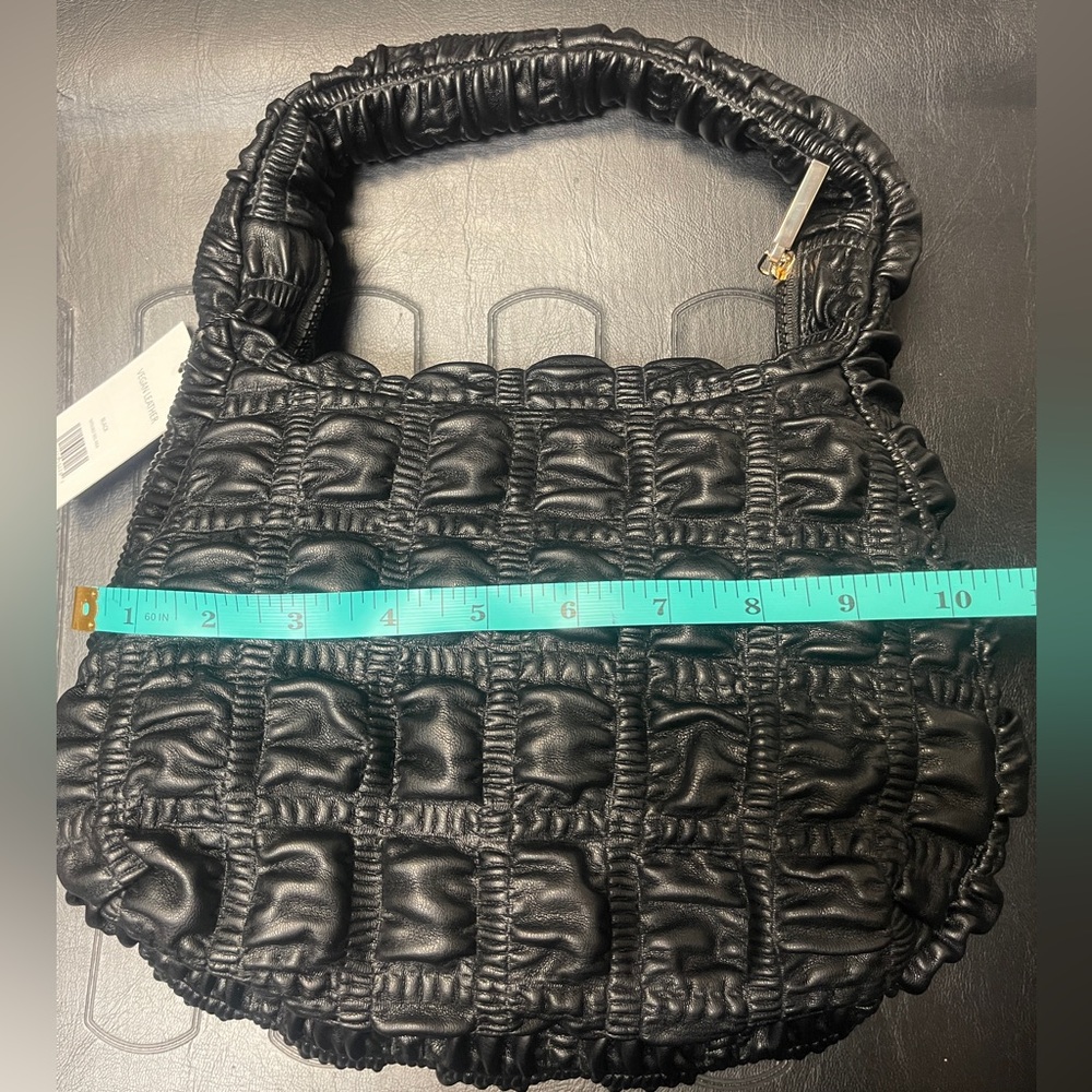 JASON Wu Fay Bubble Baguette Shoulder Bag Black Vegan Leather NWT Purse - Picture 8 of 10